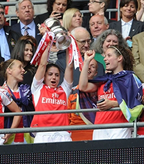 Arsenal Ladies Celebrate FA Cup Victory: Arsenal vs. Chelsea, 2016