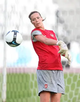 POAK Thessaloniki V Arsenal Ladies 2009-10 Prints: Arsenal Ladies Crush POAK Thessaloniki 9-0: Emma Byrne's Historic 9-Goal Haul