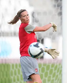 POAK Thessaloniki V Arsenal Ladies 2009-10 Prints: Arsenal Ladies Crush POAK Thessaloniki 9-0 in UEFA Champions League