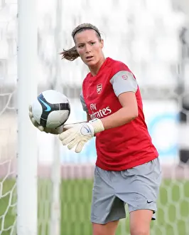 POAK Thessaloniki V Arsenal Ladies 2009-10 Prints: Arsenal Ladies Emma Byrne Scores Historic 9-Goal Haul in 9-0 Crush of POAK Thessaloniki (UEFA Champions League)