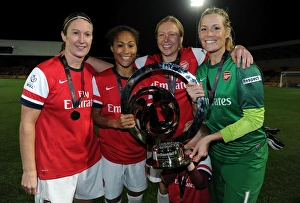 Arsenal Ladies FC Celebrate WSL Continental Cup Victory Over Birmingham City Ladies FC