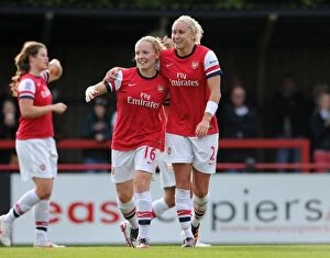 Arsenal Ladies v Barcelona 2012-13 Collection: Arsenal Ladies FC v Barcelona - UEFA Womens Champions League: Round of 32 Second Leg