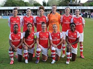 Images Dated 30th April 2015: Arsenal Ladies Gearing Up for WSL Showdown Against Chelsea Ladies