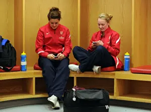 Arsenal Ladies V Chelsea LFC Prints: Arsenal Ladies: Jennifer Beattie and Kim Little Gear Up for Battle against Chelsea