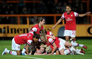 Arsenal Ladies: Kim Little and Team Celebrate FA WSL Continental Cup Victory