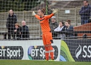 Arsenal Ladies V Notts County Ladies 3rd April 2016 Prints: Arsenal Ladies and Notts County Ladies Battle in FA Cup Quarterfinal: Sari van Veenendaal's Dramatic Performance