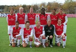 Breidablik v Arsenal Ladies 2006-07 Collection: Arsenal Ladies Team