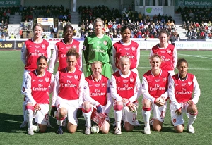 Images Dated 23rd April 2007: Arsenal Ladies Team