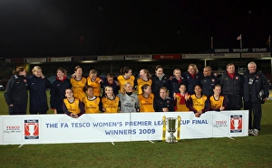 Arsenal Ladies V Doncaster Rovers Belles - League Cup Final 2008-9 Prints: Arsenal Ladies Triumph: 5-0 League Cup Victory over Doncaster Rovers Belles