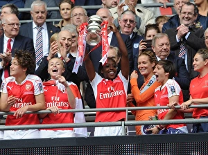 Arsenal Ladies V Chelsea Ladies - FA Cup Final 2016 Prints: Arsenal Ladies Triumph in FA Cup Final: Danielle Carter's Victory Celebration