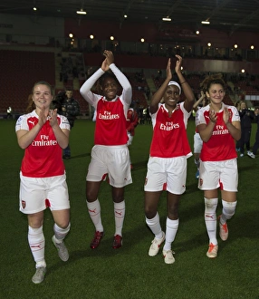 Arsenal Ladies V Notts County - Cont Cup Final 2015 Prints: Arsenal Ladies v Notts County Ladies FA WSL Continental Cup Final 1 / 11 / 2015