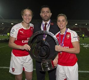 Arsenal Ladies V Notts County - Cont Cup Final 2015 Prints: Arsenal Ladies v Notts County Ladies FA WSL Continental Cup Final 1/11/2015