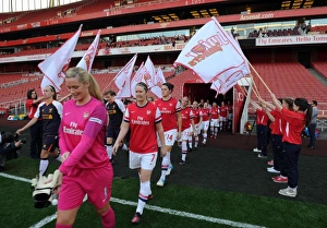 Arsenal Ladies V Liverpool LFC - 2013 Prints: Arsenal Ladies vs. Liverpool LFC: 0-4 Win for Liverpool - Guard of Honor at Emirates Stadium (Women's Super League)