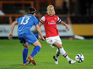 Arsenal Ladies V Birmingham City - WSL League Cup Final 2012-13 Prints: Arsenal Ladies vs. Birmingham City Ladies: WSL Continental Cup Final Showdown - Katie Chapman vs