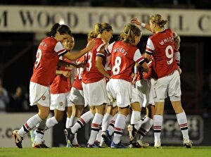 Images Dated 30th August 2012: Arsenal Ladies vs. Bristol Academy: Smith Scores the Winner