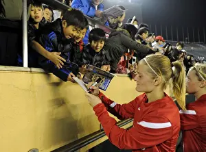 INAC Kobe V Arsenal Ladies Prints: Arsenal Ladies vs. INAC Kobe: Unforgettable 1:1 Charity Match at Nishigaoka Stadium