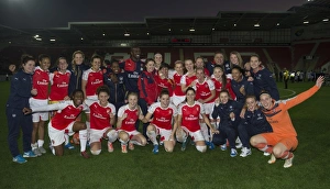 Arsenal Ladies V Notts County - Cont Cup Final 2015 Prints: Arsenal Ladies vs. Notts County Ladies: FA WSL Continental Cup Final (Nov 1, 2015)