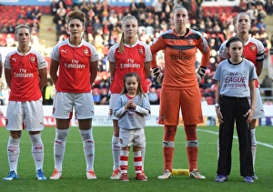 Arsenal Ladies V Notts County - Cont Cup Final 2015 Prints: Arsenal Ladies vs Notts County Ladies: FA WSL Continental Cup Final (Nov 1, 2015)