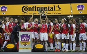 Arsenal Ladies V Notts County - Cont Cup Final 2015 Prints: Arsenal Ladies vs Notts County Ladies: FA WSL Continental Cup Final (November 1, 2015)