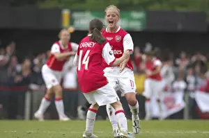 Arsenal Ladies V Umea IK 2006-07 Prints: Arsenal Ladies Win UEFA Women's Cup: 2006-07 - Arsenal vs. UMEA IK (1-0 Agg.)