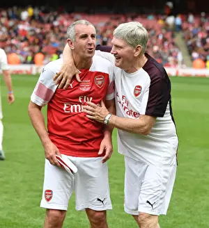 Arsenal Legends: Pat Rice and Nigel Winterburn Reunite at Emirates Stadium