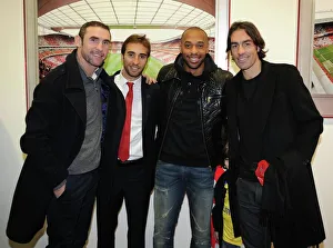 Arsenal Legends Reunite: Henry, Keown, Pires and Flamini at Emirates Stadium