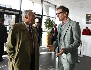 Arsenal V Everton 2019-20 Prints: Arsenal Legends Reunite: Sammy Nelson and Tony Adams Before Arsenal vs