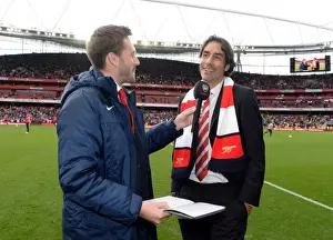 Arsenal Legends: Robert Pires Half-Time Chat Amidst Arsenal's 4:1 Victory over Norwich City