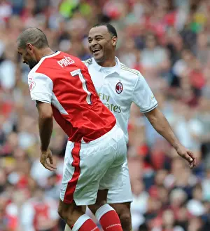 Arsenal Legends V Milan Glorie Prints: Arsenal Legends vs. Milan Glorie: A Star-Studded Football Reunion at Emirages Stadium