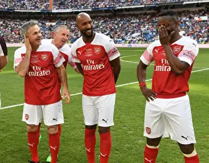 Arsenal Legends vs. Real Madrid Legends: A Legendary Clash at Bernabeu Stadium (2018-19)