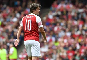 Arsenal Legends V Real Madrid Legends 2018-19 Prints: Arsenal Legends vs Real Madrid Legends: Rosicky's Glorious Performance at Emirates Stadium