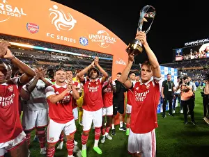 Arsenal Lift the Florida Cup: Martin Odegaard Celebrates Victory Over Chelsea