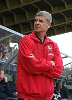 Szombathely v Arsenal 2008-09 Collection: Arsenal manager Arsene Wenger