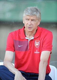 Szombathelyi Haladas v Arsenal 2009-10 Collection: Arsenal manager Arsene Wenger