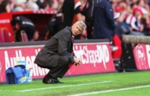 Images Dated 30th September 2006: Arsenal manager Arsene Wenger during the 2nd half of the match