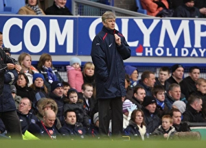 Everton v Arsenal 2006-7 Collection: Arsenal manager Arsene Wenger