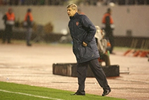 Slavia Prague v Arsenal 2007-8 Gallery: Arsenal manager Arsene Wenger