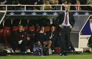 Seville v Arsenal 2007-8 Gallery: Arsenal manager Arsene Wenger