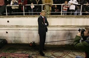 Seville v Arsenal 2007-8 Gallery: Arsenal manager Arsene Wenger