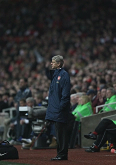 Arsenal V Blackburn Rovers 2007-8 Prints: Arsenal manager Arsene Wenger