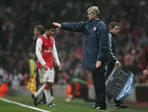 Images Dated 21st February 2008: Arsenal manager Arsene Wenger