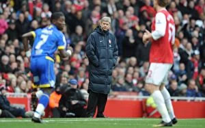 Arsenal v Leeds United FA Cup 2010-11 Collection: Arsenal manager Arsene Wenger. Arsenal 1: 1 Leeds United, FA Cup 3rd Round