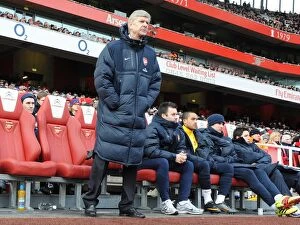 Images Dated 30th January 2011: Arsenal manager Arsene Wenger. Arsenal 2: 1 Huddersfield Town, FA Cup Fourth Round