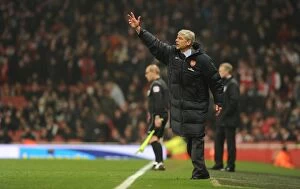 Arsenal manager Arsene Wenger. Arsenal 2: 1 Everton, Barclays Premier League