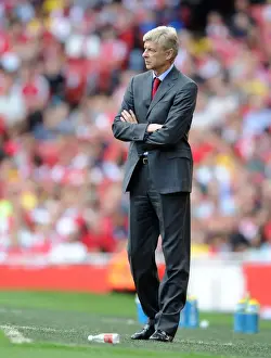 Arsenal V Bolton Wanderers 2010-11 Prints: Arsenal manager Arsene Wenger. Arsenal 4: 1 Blackburn Rovers, Barclays Premier League