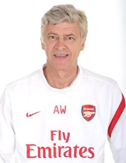 Images Dated 4th August 2011: Arsenal manager Arsene Wenger. Arsenal Photocall, Emirates Stadium, Arsenal Football Club