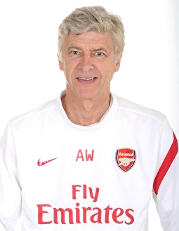 Arsenal manager Arsene Wenger. Arsenal Photocall, Emirates Stadium, Arsenal Football Club Arsenal manager Arsene Wenger. Arsenal Photocall, Emirates Stadium, Arsenal Football Club