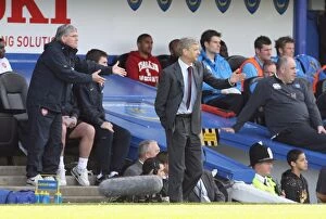 Images Dated 2nd May 2009: Arsenal manager Arsene Wenger and assistant Pat Rice