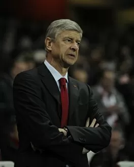 Images Dated 26th November 2011: Arsenal manager Arsene Wenger before the Barclays Premier League match between Arsenal