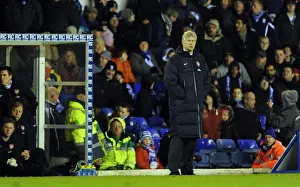 Arsenal manager Arsene Wenger. Birmingham City 0: 3 Arsenal, Barclays Premier League